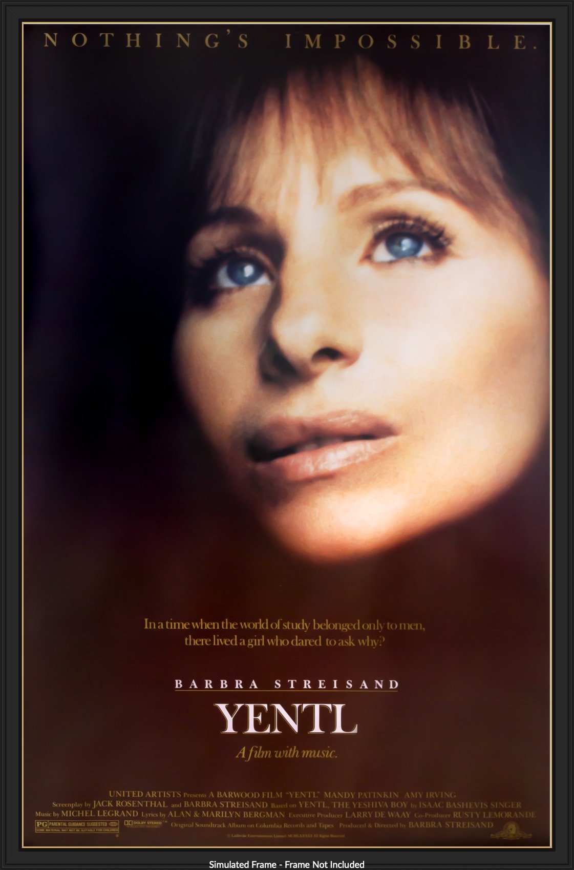 Yentl film poster